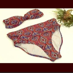 Jessica Simpson High Waisted Bikini Large